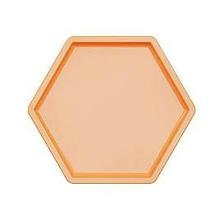 BANDEJA SEXTAVADA 18X20,5CM - PAPAYA - 1 unidade BANDEJA SEXTAVADA 18X20,5CM - PAPAYA - 1 unidade