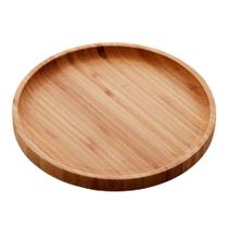 Bandeja Tabua de Bambu para Petisco Round Lyor 20cm