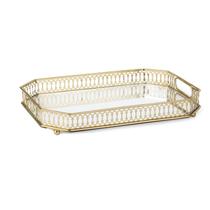 Bandeja TEITEAI Gold Mirrored Large Organizer