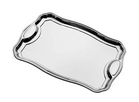 Bandeja Tramontina Classic Retangular em Aço Inox com Alças 42 x 29 cm Bandeja Tramontina Classic Retangular em Aço Inox com Alças 42 x 29 cm