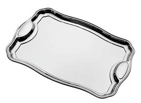 Bandeja Tramontina Classic Retangular em Aço Inox com Alças 49 x 34 cm Bandeja Tramontina Classic Retangular em Aço Inox com Alças 49 x 34 cm
