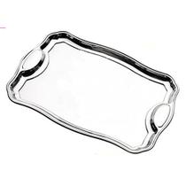 Bandeja Tramontina Classic Retangular em Aço Inox com Alças Bandeja Tramontina Classic Retangular em Aço Inox com Alças