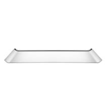 Bandeja Tramontina Quadrata Retangular em Aço Inox Alto Brilho 38x17 cm