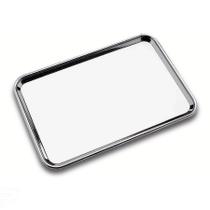 Bandeja Tramontina Service Retangular em Aço Inox 40x27 cm Bandeja Tramontina Service Retangular em Aço Inox 40x27 cm