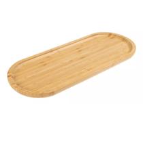Bandeja Travessa Oval Bambu Grande 16x44cm Bandeja Travessa Oval Bambu Grande 16x44cm