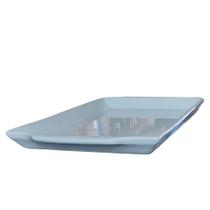Bandeja Travessa Refratária de Porcelana Branca 30cm x 17cm x 2,5cm