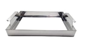 Bandeja Vazada Inox P/ Pedra De Sal Rosa Do Himalaia 5kg 30x20x4