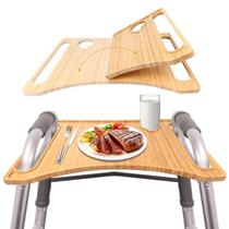 Bandeja Walker Topdatry para andador dobrável com porta-copos Bandeja Walker Topdatry para andador dobrável com porta-copos