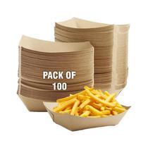 Bandejas de alimentos Concession Essentials Natural Kraft Paper 2 libras x 100