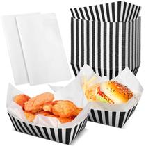 Bandejas de comida Rtteri Carnival Party Paper 50 unidades com forro Bandejas de comida Rtteri Carnival Party Paper 50 unidades com forro