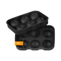 Bandejas de Cubos de Gelo de Silicone com Tampa - Livre de BPA - Para Uísque, Bourbon e Coquetéis