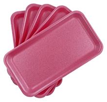 Bandejas de Espuma para Exposição de Carnes Bits N Things Rosa 50 Unidades Bandejas de Espuma para Exposição de Carnes Bits N Things Rosa 50 Unidades
