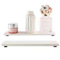 Bandejas de pedra absorventes de água NiuyiChee para sabonetes e garrafas, 2 unidades