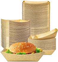Bandejas de servir comida MotBach 150, pacote com 500 g de papel Kraft