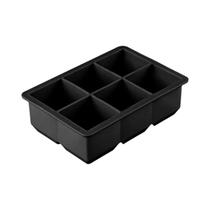 Bandejas Grandes de Cubos de Gelo de Silicone Reutilizáveis com Tampa - Moldes para Whisky
