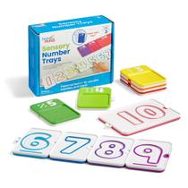 Bandejas Numéricas Sensoriais Hand2Mind Learning Numbers para Crianças