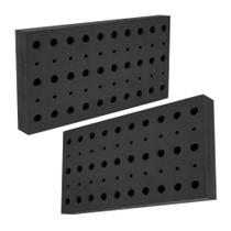 Bandejas para Armazenamento de Brocas para Tupia - Duas de Espuma de Qualidade para 100 Brocas no Total (2 Itens) Bandejas para Armazenamento de Brocas para Tupia - Duas de Espuma de Qualidade para 100 Brocas no Total (2 Itens)