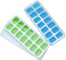 Bandejas para cubos de gelo Amytor Silicone Easy-Release 14-Ice, pacote com 2