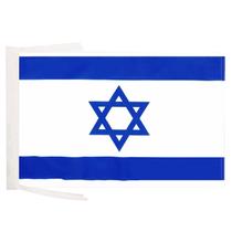 Bandera de Israel AZ FLAG 30x45 cm con cordones Bandera de Israel AZ FLAG 30x45 cm con cordones