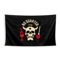 Bandera DESFLOPY No Quarter 1718 Calavera 91x152 cm