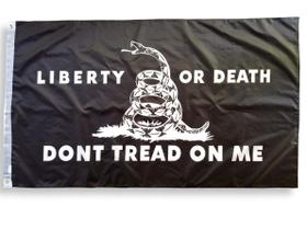 Bandera Liberty Or Death Banner 91x152 cm