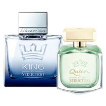Banderas King of Seduction & Queen of Seduction Kit - Perfume Masculino + Perfume Feminino