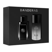 Banderas The Icon Kit EDP Perfume Masculino 24h Desodorante Spray Banderas The Icon Kit EDP Perfume Masculino 24h Desodorante Spray