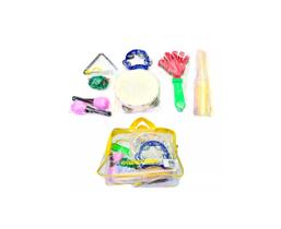 Bandinha infantil vanguarda 02 kids kit com 7 peças bolsa para transporte Bandinha infantil vanguarda 02 kids kit com 7 peças bolsa para transporte