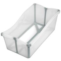 Banheira Baby Dobrável Compacta Buba Cinza Ideal pra Viagens
