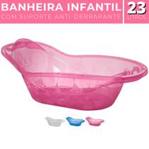 Banheira Banho Infantil Estampada Azul 23 Litros Jaguar