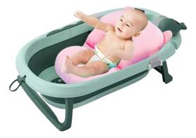 Banheira Bebê C/ Termômetro Acoplado C/ Cama Antiafogamento