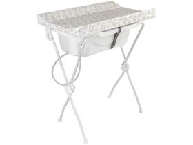 Banheira Bebê com Trocador Infantil Floripa Branca - Tutti Baby Banheira Bebê com Trocador Infantil Floripa Branca - Tutti Baby