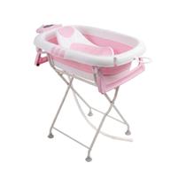 Banheira Bebe Dobravel com Redutor Assento Termômetro e Suporte 20kg Melon Maxi Baby