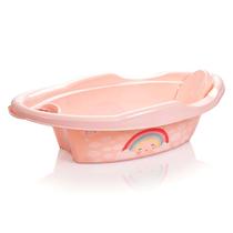 Banheira Bebê Infantil Rosa 21 Litros Com Encosto E Válvula Segura Confortável Banho Banheira Bebê Infantil Rosa 21 Litros Com Encosto E Válvula Segura Confortável Banho