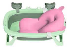 Banheira Bebê Vitoriana Infantil Dobrável Com Cama Flutuante