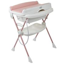 Banheira Burigotto Splash+ Com Suporte E Trocador Rosê Madder U