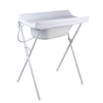 Banheira Com Suporte Dobrável e Trocador, 25l, até 30kg - Baby Hércules