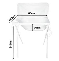 Banheira com Trocador Infantil Para Bebês Infantil com Suporte Portátil - Scorpion