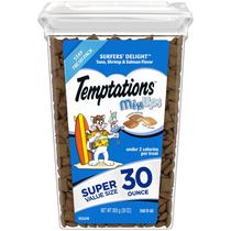 Banheira de 30 onças Cat Treats Temptations MixUps Surfer's Delight