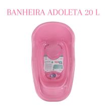 Banheira de bebê adoleta 20 litros azul rosa branca