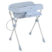 Banheira de Bebê Burigotto Millenia+ Baby Blue Trocador Azul