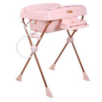 Banheira de Bebe Burigotto Millenia+ Mon Amour Rosa