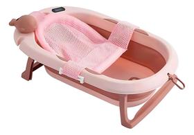 Banheira De Bebê Com Rede Apoio P/ Banho Retrátil Infantil