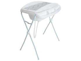 Banheira de Bebê com Suporte e Trocador Whoop Angra Grafite 21kg Banheira de Bebê com Suporte e Trocador Whoop Angra Grafite 21kg