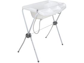 Banheira de Bebê com Suporte Kiddo Chuá Cinza