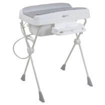 Banheira De Bebê Com Trocador Burigotto Millenia + Cinza Mescla U