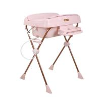 Banheira De Bebê Com Trocador Burigotto Millenia + Moun Amour Rosa U Banheira De Bebê Com Trocador Burigotto Millenia + Moun Amour Rosa U