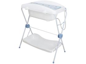 Banheira de Bebe Desmontavel com Trocador Kiddo Shower Azul