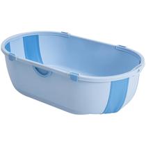 Banheira de Bebe Dobravel Compacta Kiddo Flap Azul Menino Banheira de Bebe Dobravel Compacta Kiddo Flap Azul Menino