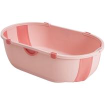 Banheira de Bebe Dobravel Compacta Kiddo Flap Rosa Menina